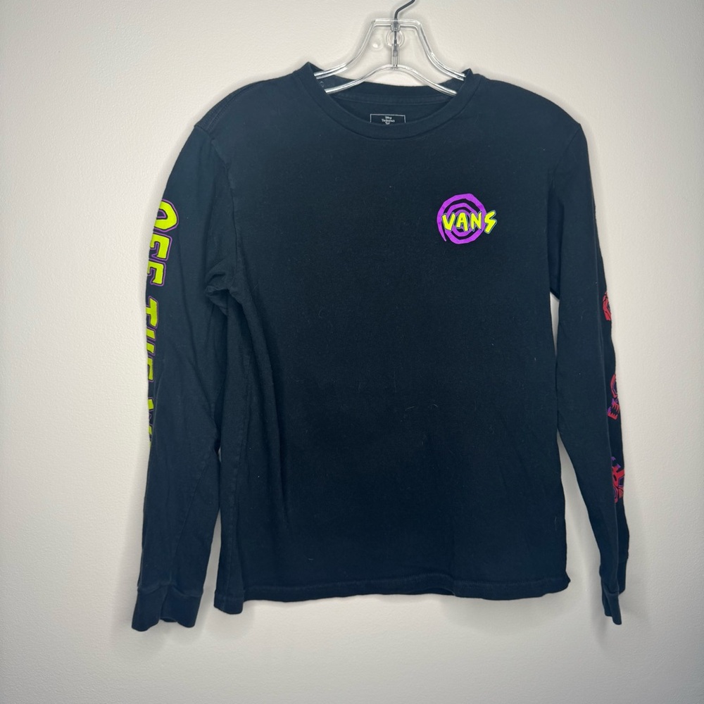 Vans Nightmare Before Christmas Oogie Boogie Glow Long Sleeve Tshirt Boys M